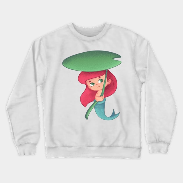 Cute mermaid Crewneck Sweatshirt by Sobchishin